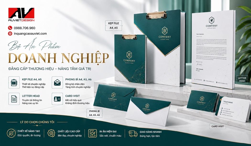 5 Lợi ích chiến lược khi in phong bì cho Doanh Nghiệp